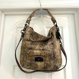 Coach Kristin Python Hobo Bag